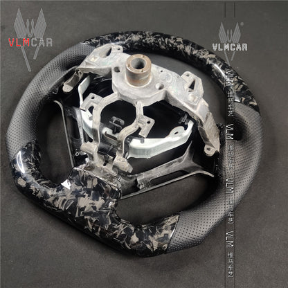 Private custom forged carbon fiber steering wheel For Infiniti G37