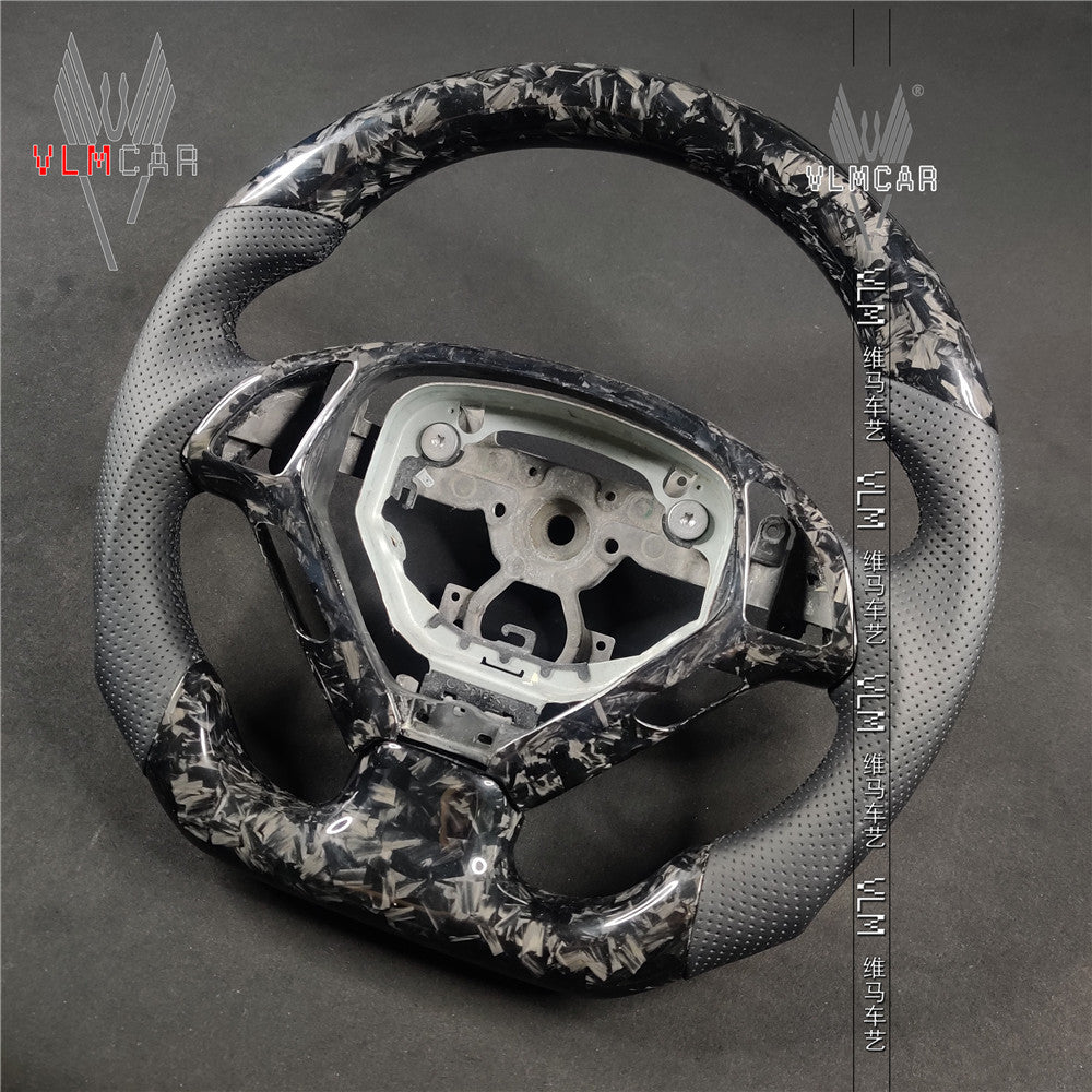 Private custom forged carbon fiber steering wheel For Infiniti G37