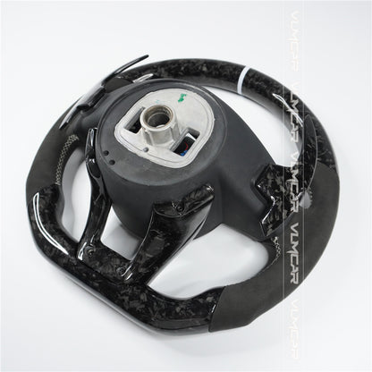 Private custom forged carbon fiber steering wheel for Mercedes Benz C-class /CLA/GLA/with shift paddlesW205 /W117/W176 /w230