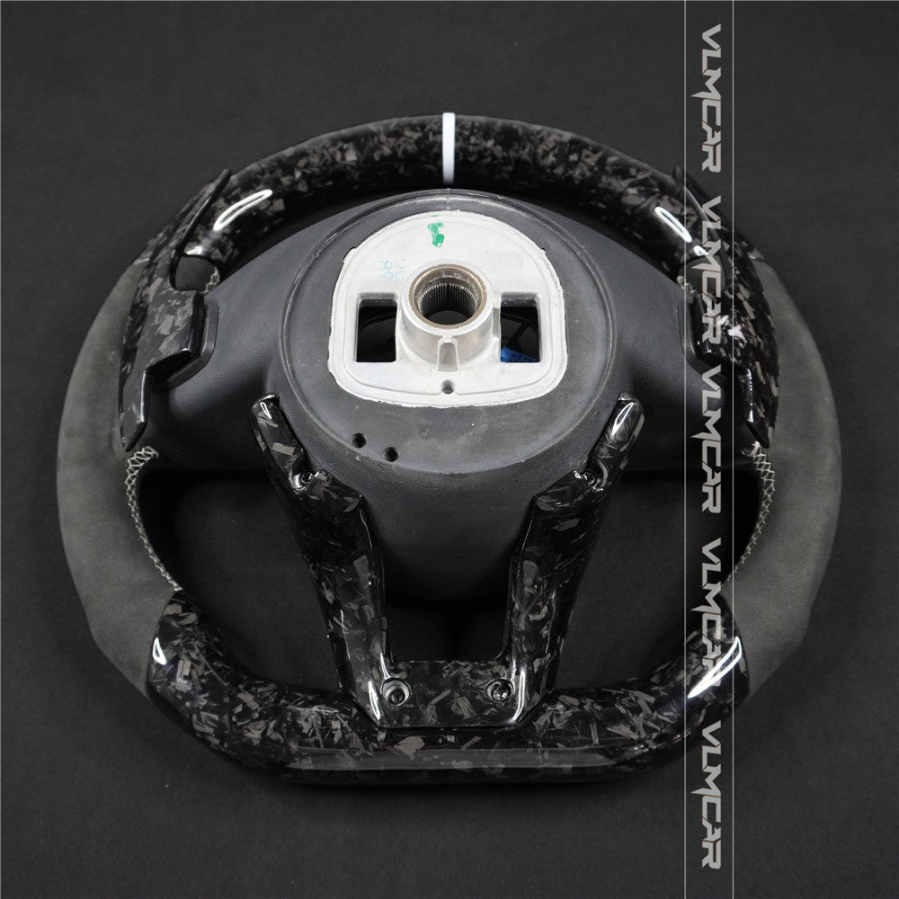 Private custom forged carbon fiber steering wheel for Mercedes Benz C-class /CLA/GLA/with shift paddlesW205 /W117/W176 /w230