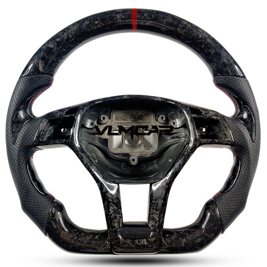 Private custom forged carbon fiber steering wheel for Mercedes Benz C-class W204 /AMG E-class W212