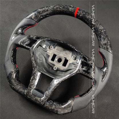 Private custom forged carbon fiber steering wheel for Mercedes Benz C-class W204 /AMG E-class W212
