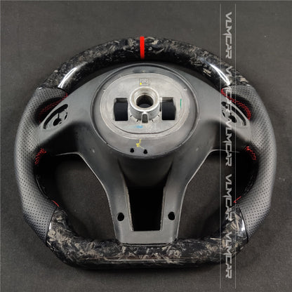 Private custom forged carbon fiber steering wheel for Mercedes Benz C-class W204 /AMG E-class W212