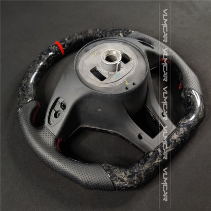 Private custom forged carbon fiber steering wheel for Mercedes Benz C-class W204 /AMG E-class W212