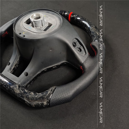 Private custom forged carbon fiber steering wheel for Mercedes Benz C-class W204 /AMG E-class W212