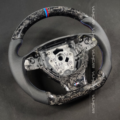 Private custom forged carbon fiber steering wheel for bmw 5 series/ F10