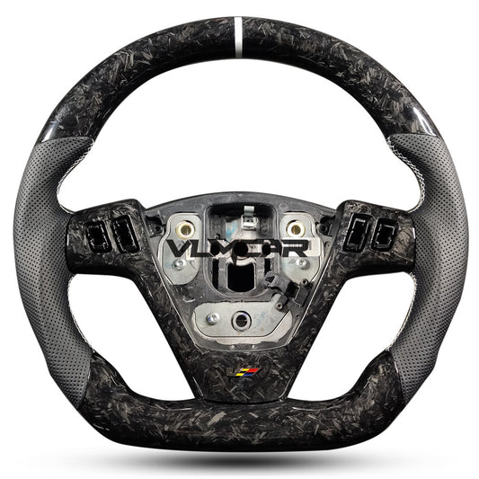 Private custom forged carbon fiber steering wheel with leather For CTS V1 2004-2008