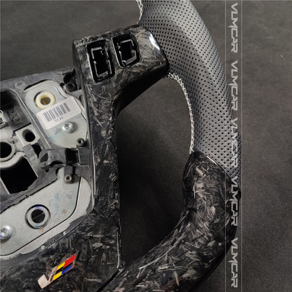 Private custom forged carbon fiber steering wheel with leather For CTS V1 2004-2008