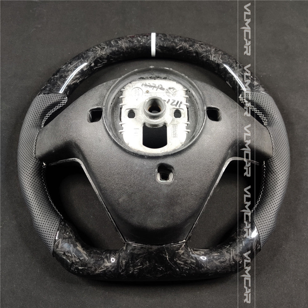 Private custom forged carbon fiber steering wheel with leather For CTS V1 2004-2008