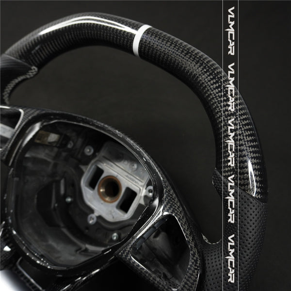 Private custom leather carbon fiber steering wheel for Benz C-class /CLA/GLA/W205 /W117/W176