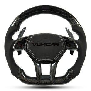 Private custom led carbon fiber steering wheel for Mercedes Benz C-class W204 /AMG E-class W212