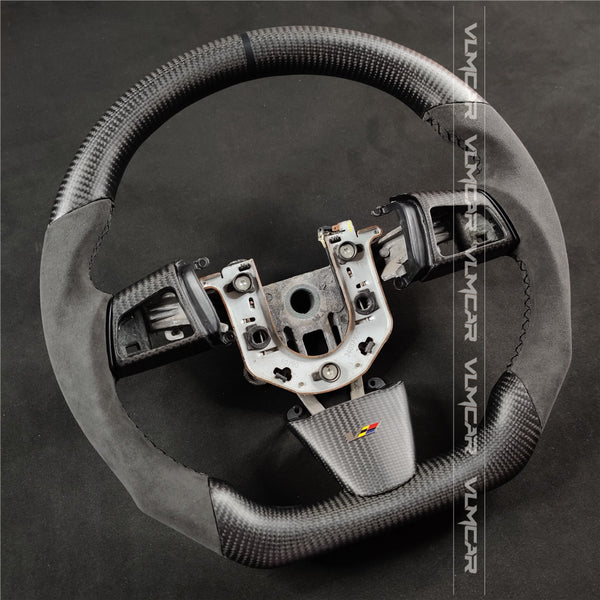 Private custom matte carbon fiber steering wheel for CTS v2 2009-2014