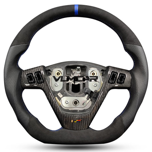 Private custom perforated leather and alcantara steering wheel For Cadillac CTS V1 2004-2008