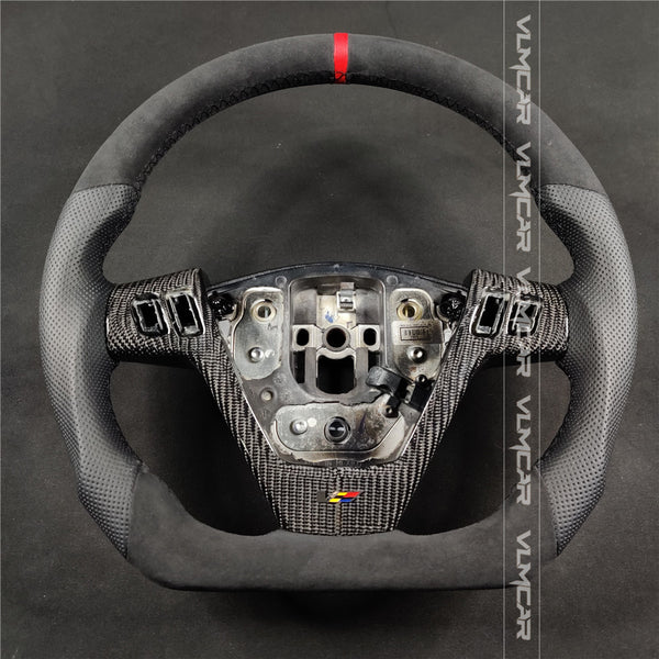 Private custom perforated leather and alcantara steering wheel For Cadillac CTS V1 2004-2008