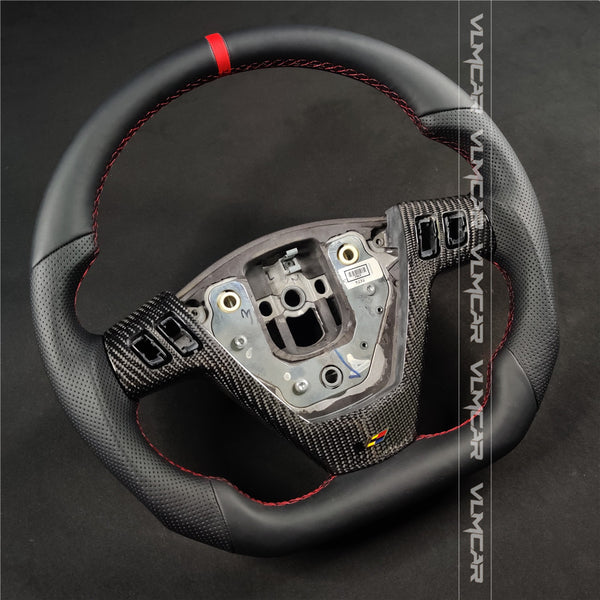 Private custom perforated leather and smooth leather steering wheel For Cadillac CTS V1 2004-2008