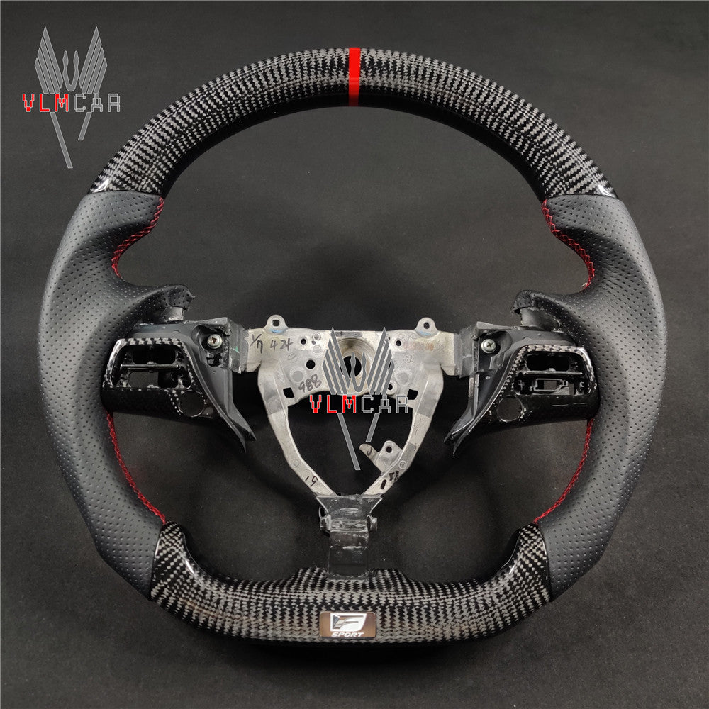 Private custom racing carbon Fiber steering wheel For Lexus GS/GS250/GS350/GS300/GS450