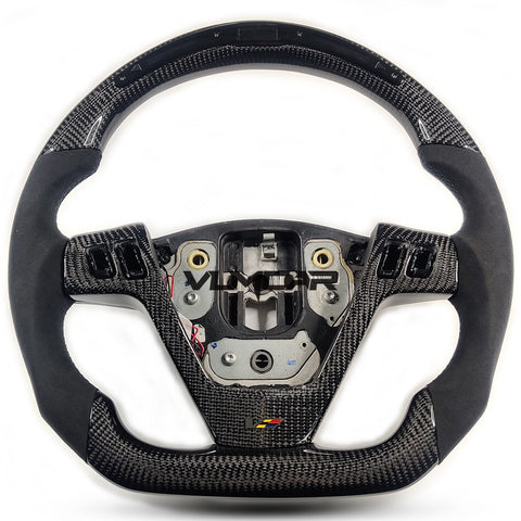 VLM Carbon Fiber steering wheel with LED shift For Cadillac CTS V1 2004-2008