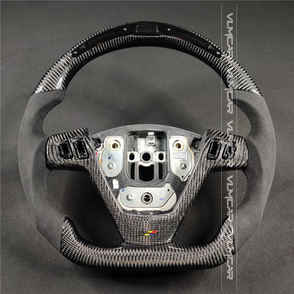 VLM Carbon Fiber steering wheel with LED shift For Cadillac CTS V1 2004-2008