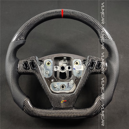 VLM Carbon Fiber steering wheel with perforated leather For Cadillac CTS V1 2004-2008