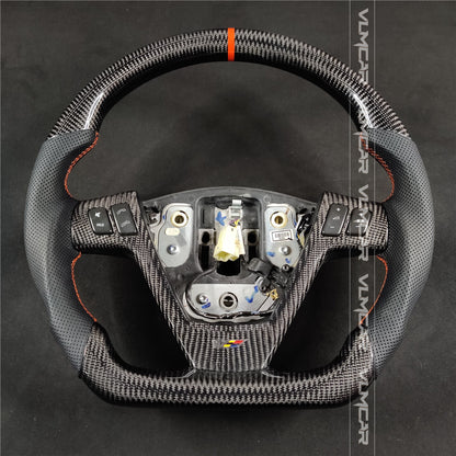 VLM Carbon Fiber steering wheel with perforated leather For Cadillac CTS V1 2004-2008