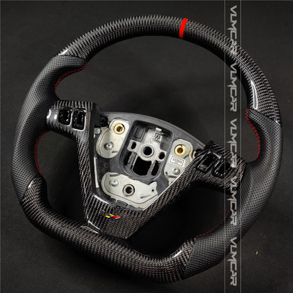 VLM Carbon Fiber steering wheel with perforated leather For Cadillac CTS V1 2004-2008