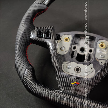 VLM Carbon Fiber steering wheel with perforated leather For Cadillac CTS V1 2004-2008