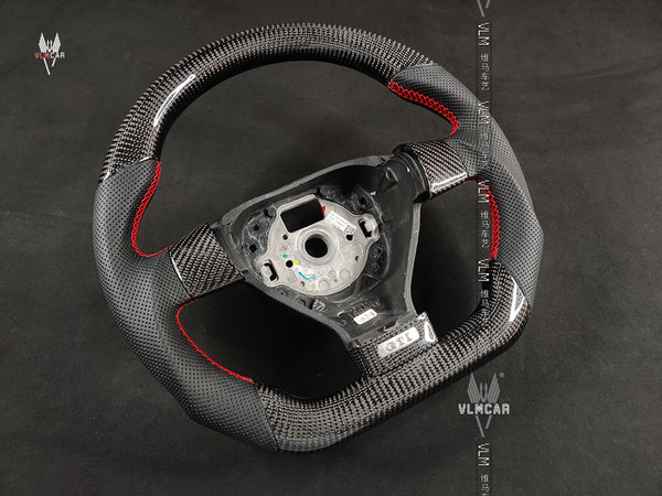 Private custom carbon fiber steering wheel for Volkswagen golf 5 dsg mk5 gti
