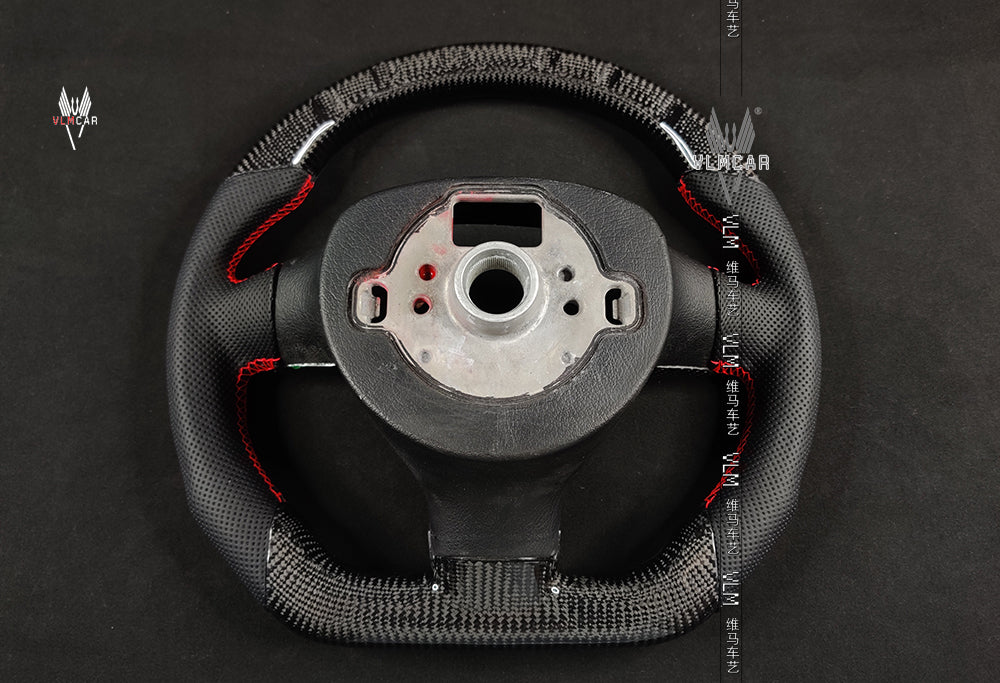 Private custom carbon fiber steering wheel for Volkswagen golf 5 dsg mk5 gti