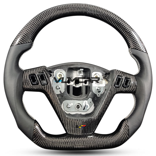 VLM Carbon Fiber steering wheel with smooth leather For Cadillac CTS V1 2004-2008