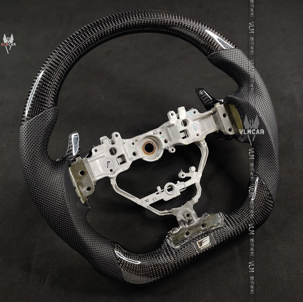 Private custom carbon Fiber steering wheel For Lexus IS/ISF/ES/RX/RC/RCF