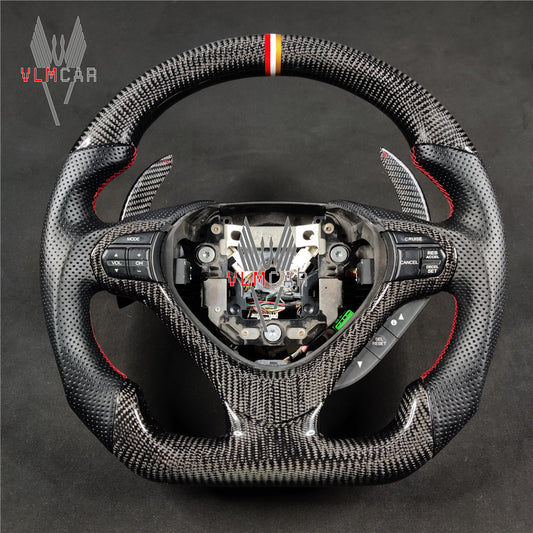 Private custom carbon fiber steering wheel/trims for Honda Accrod