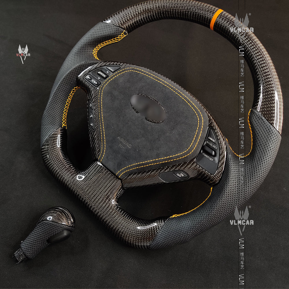 Private custom carbon fiber steering wheel for Infiniti G37/G25