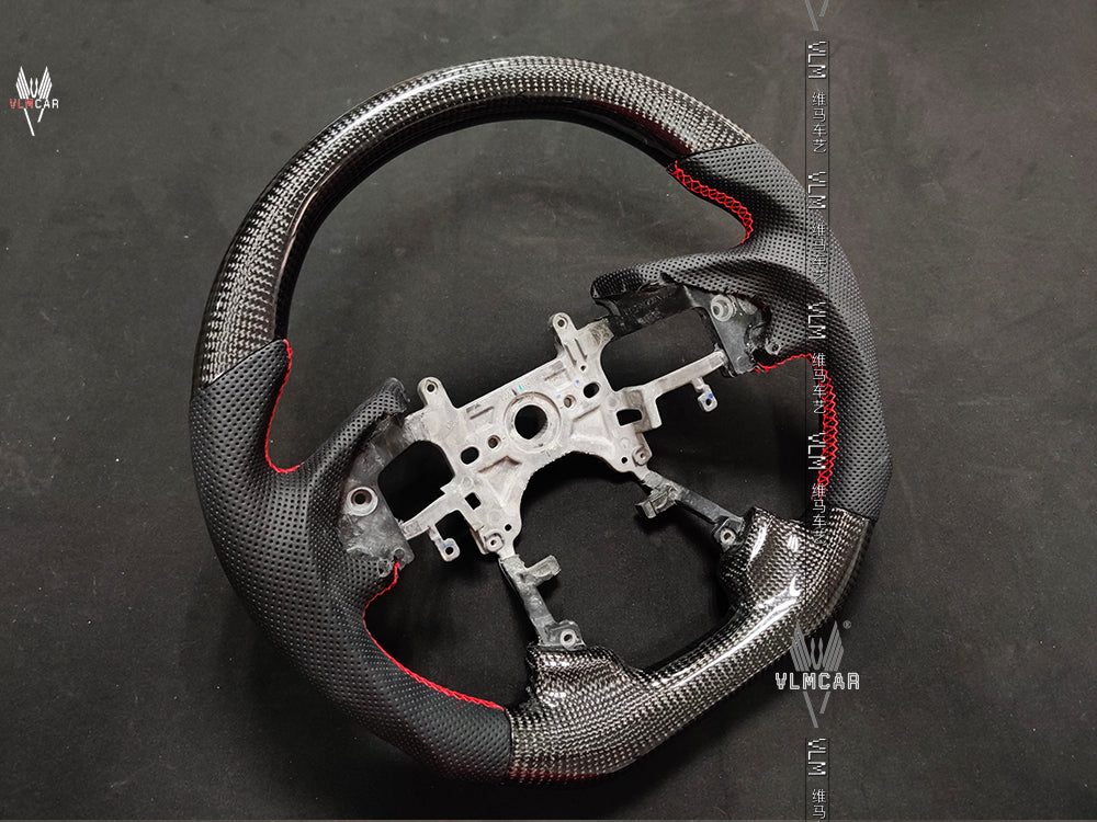 Private custom carbon fiber steering wheel/trims for Honda Accrod