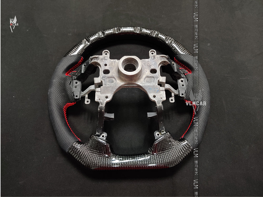 Private custom carbon fiber steering wheel/trims for Honda Accrod