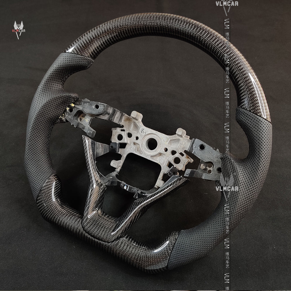 Private custom carbon fiber steering wheel/trims for Honda Accrod