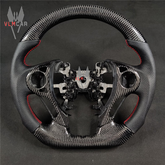 Private custom carbon fiber steering wheel/trims for Honda Accrod