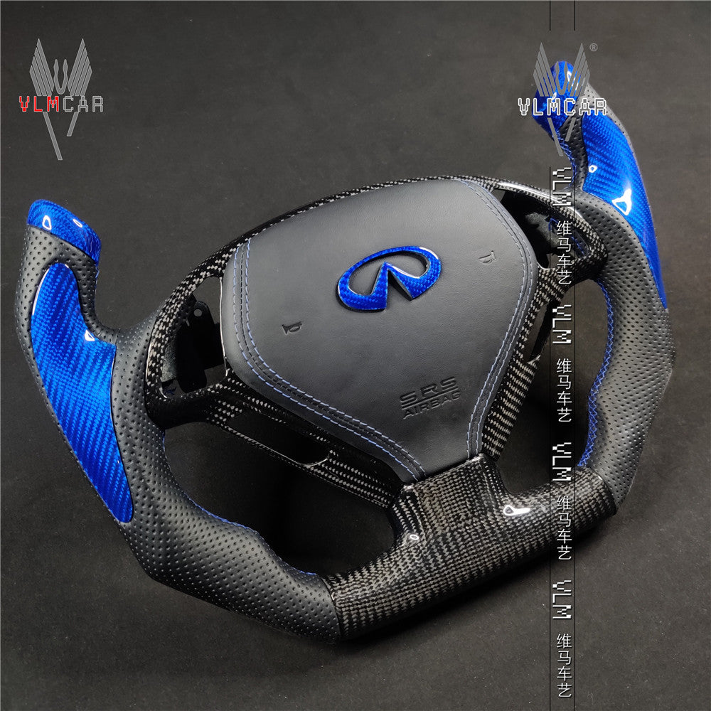 Private custom carbon fiber steering wheel For Infiniti G37