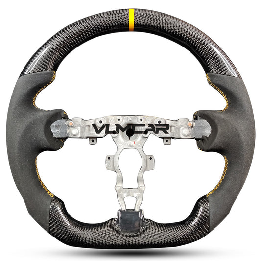 Carbon Fiber Steering Wheel with suede For Nissan 370Z